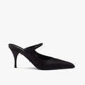 Prada pointed-toe satin high heel pumps