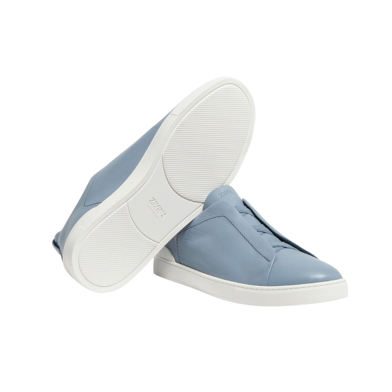 Zegna Triple Stitch™ SECONDSKIN Sneaker 'Light Blue' (Men)