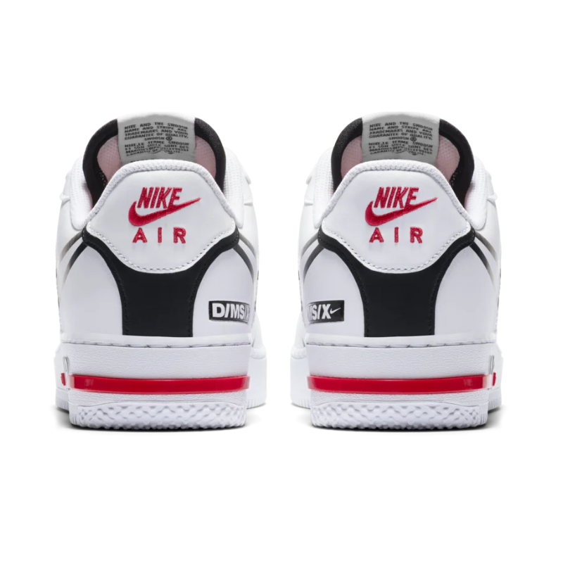 Nike Air Force 1 React 'White Black Red' (Unisex)