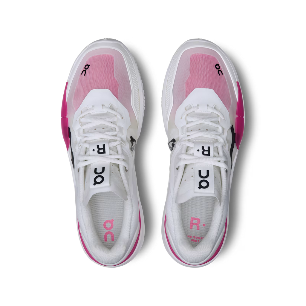 on Running On The Roger in Pink and White