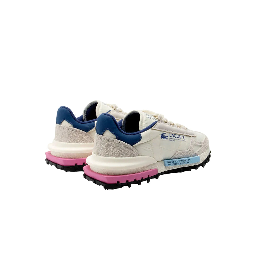 Lacoste Elite Active "Off White/ Pink/ Blue"