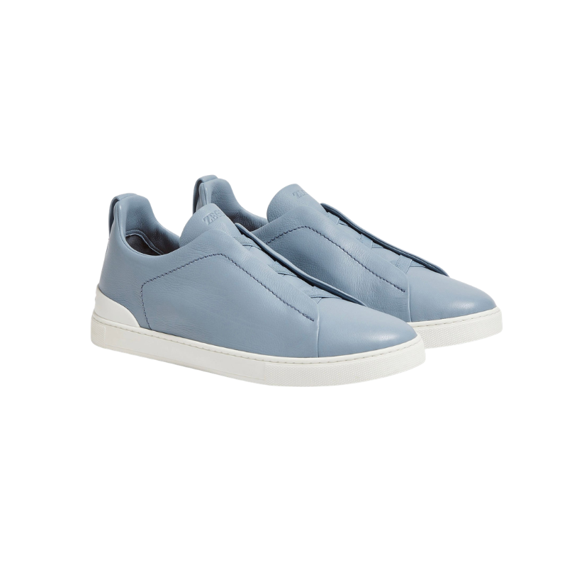Zegna Triple Stitch™ SECONDSKIN Sneaker 'Light Blue' (Men)