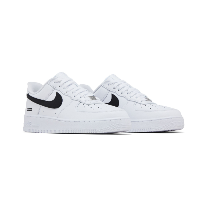 Nike x Supreme Air Force 1 Low 'Box Logo - White Black' (Men)