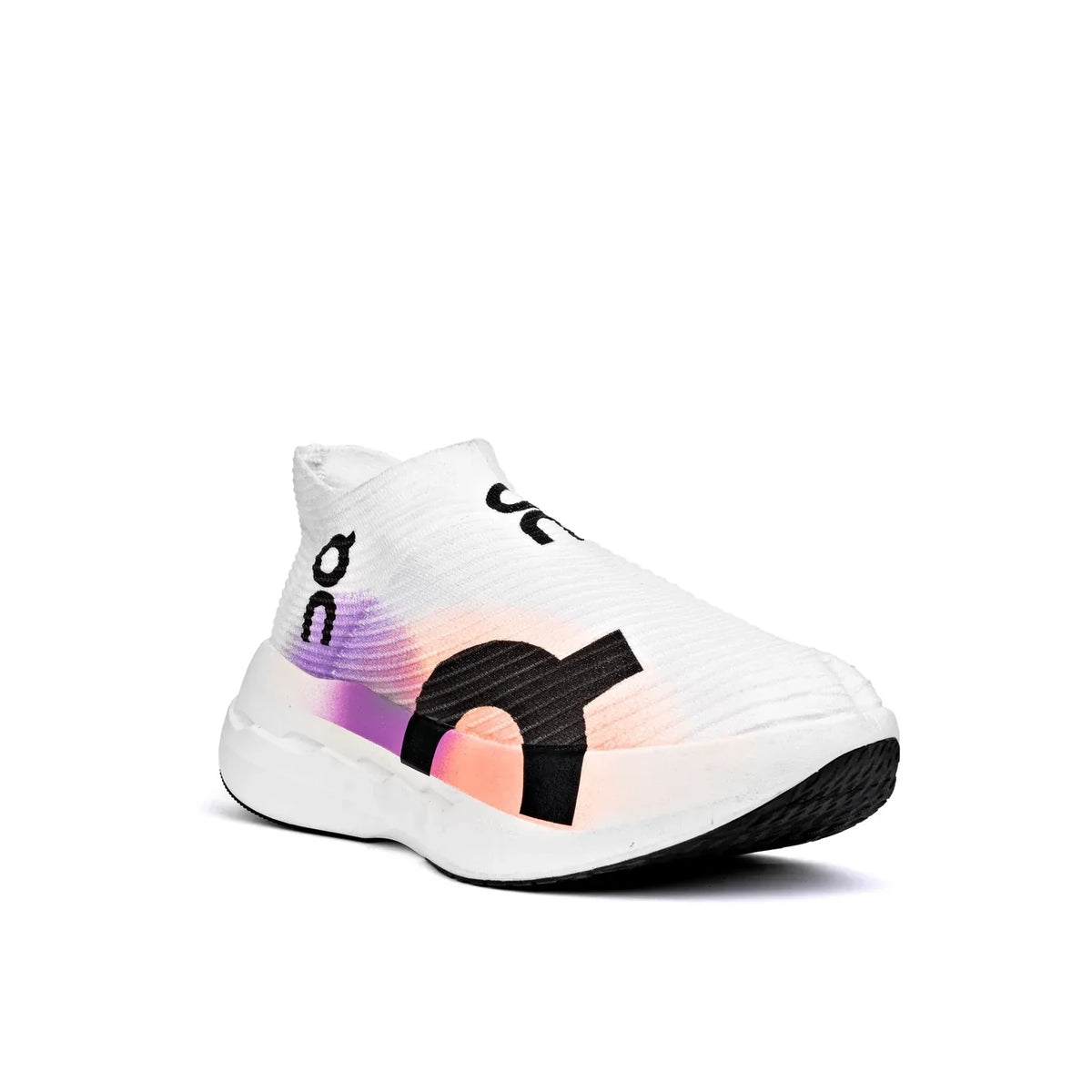On Running CloudBoom Strike LS with Purple Orange Accents