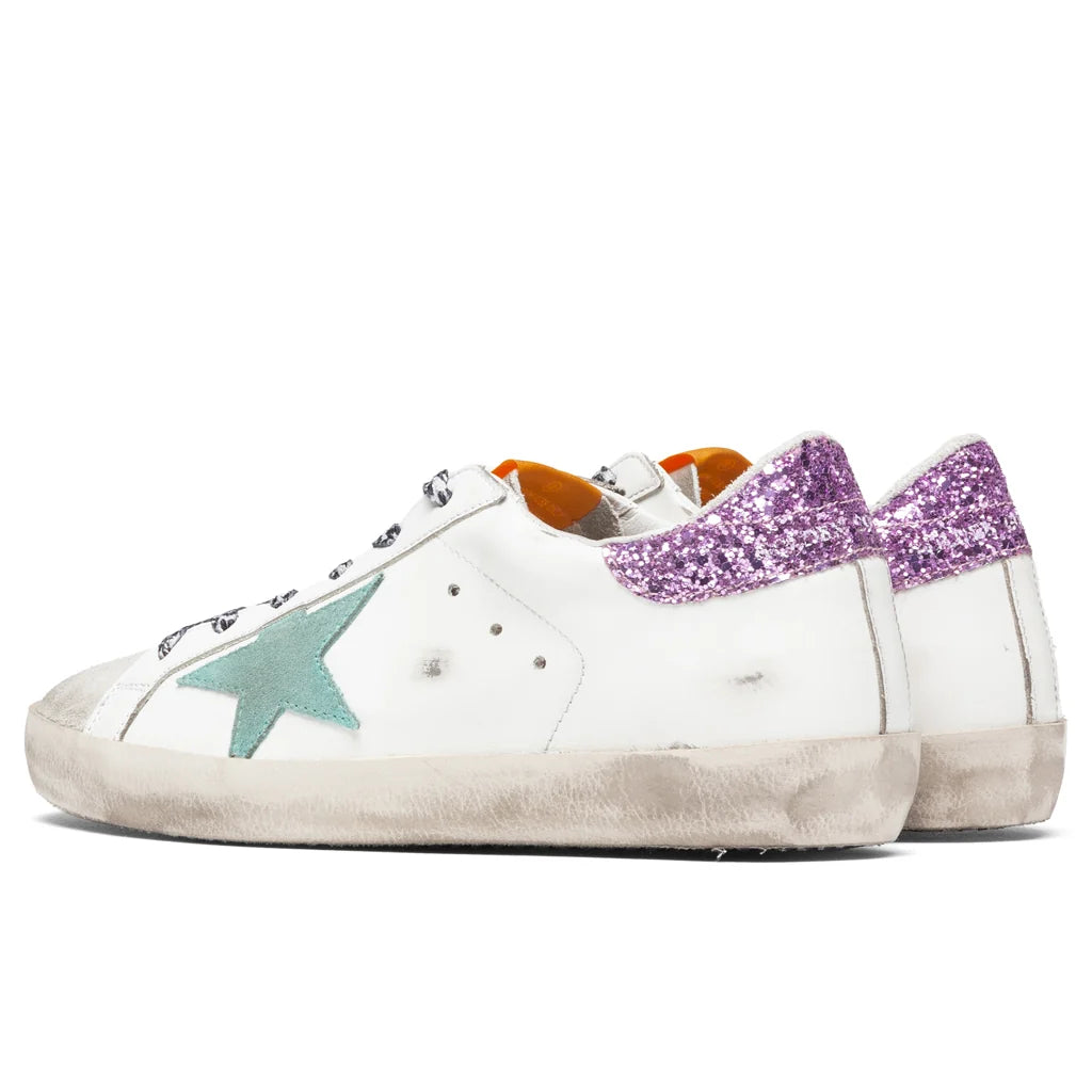Golden Goose Women's Super-Star Sneakers - Ice/White/Aquamarine/Pink