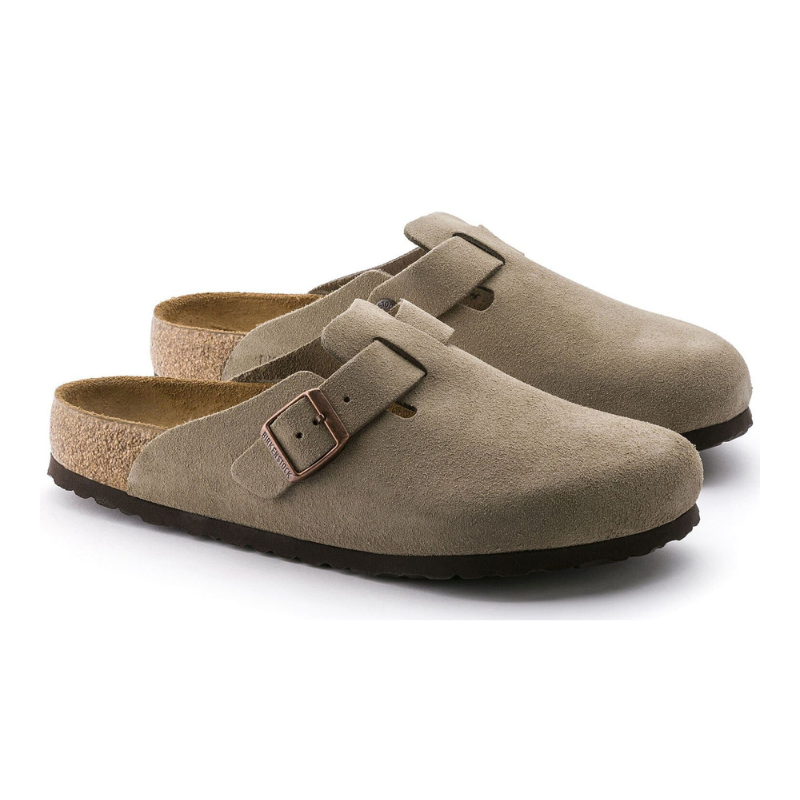 Birkenstock Boston 'Taupe Suede' (Unisex)