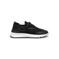 Brunello Cucinelli Techno Cotton Knit Runners With Heat-Bonded Details Black