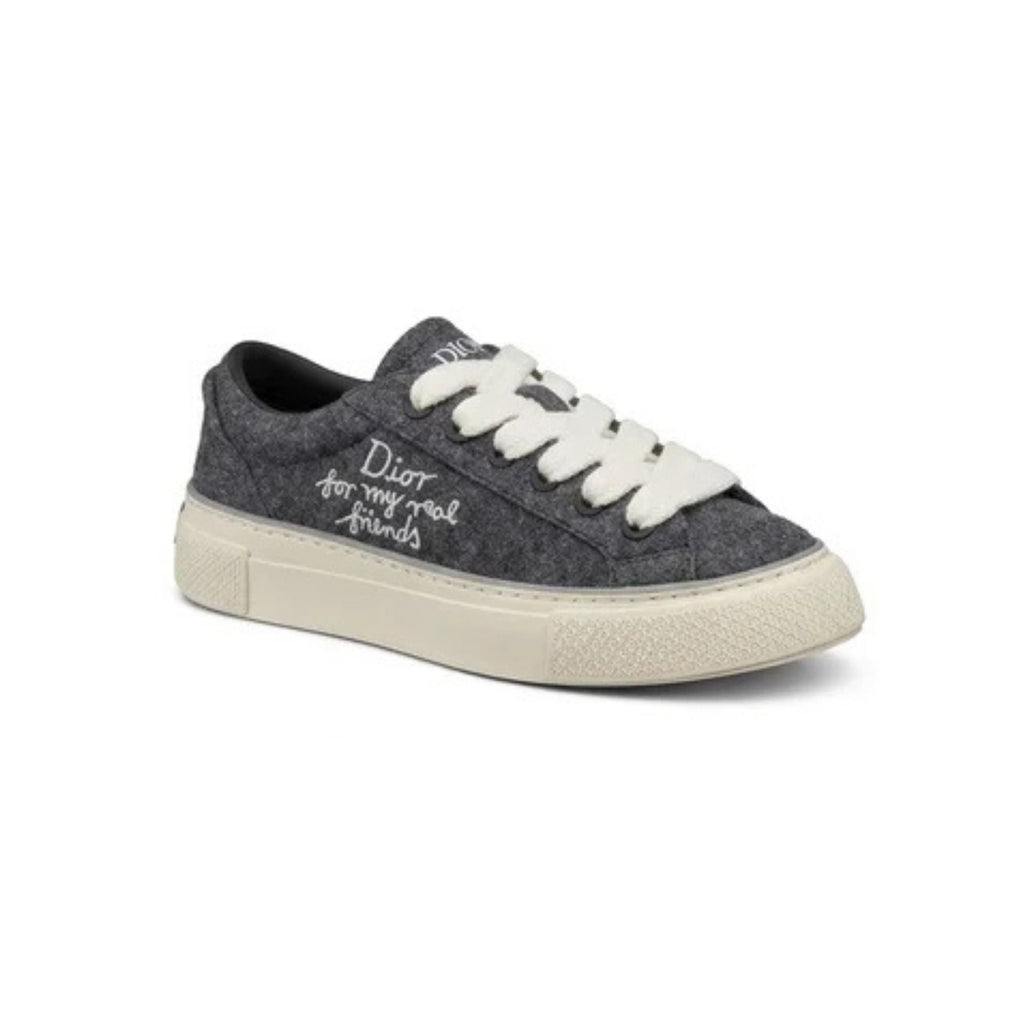 Dior B33 Low Dior For My Real Friends 'Dark Grey Suede' (Men)