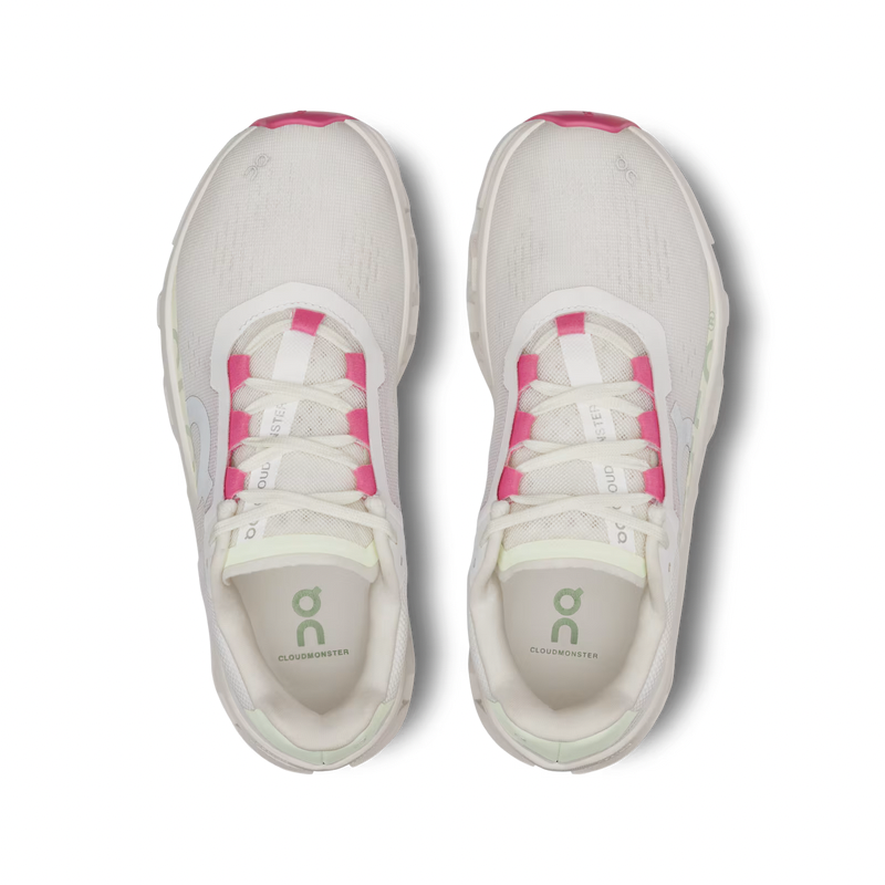 On Running Cloudmonster White/Lima