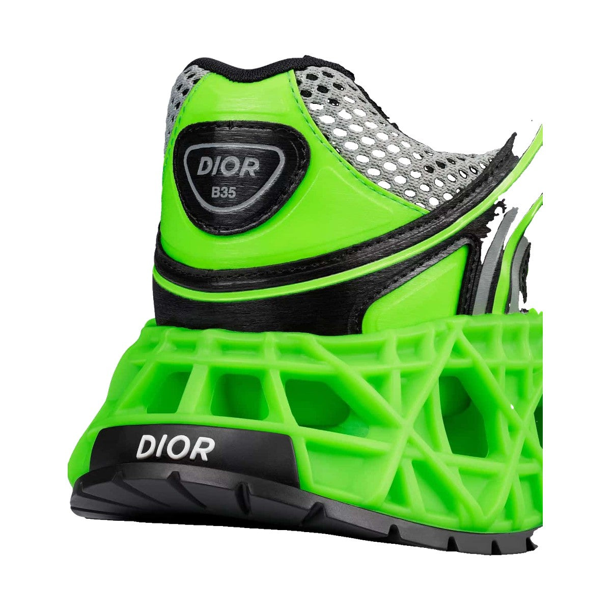 Dior B35 NXXT Sneaker 'Neon Green Black' (Men)