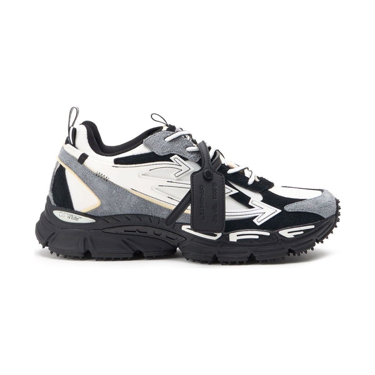 Off-White Be Right Back Suede Sneaker 'White Black' (Men)