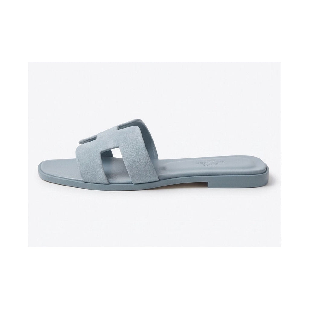 Hermès Oran Sandal 'Baby Blue Suede' (Women)