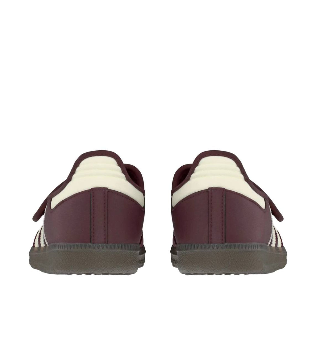 Adidas Samba Jane Maroon Cream White Gold Metallic
