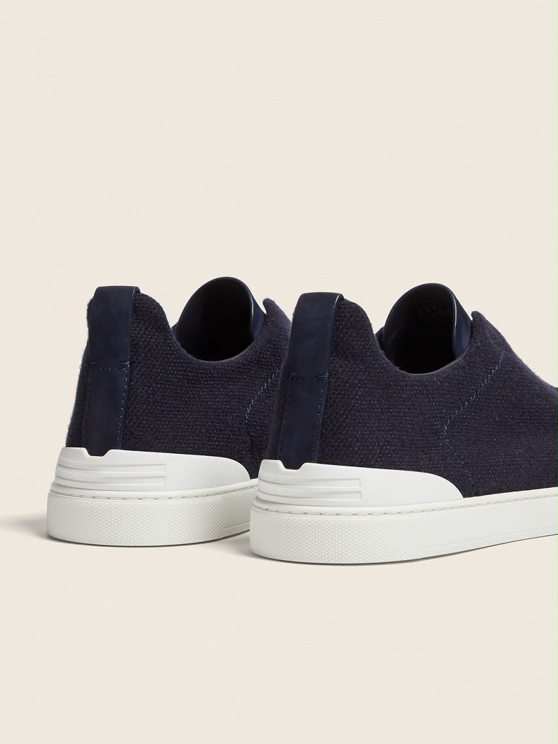 Zegna Triple Stitch™ Sneaker 'Navy Blue Wool' (Men)