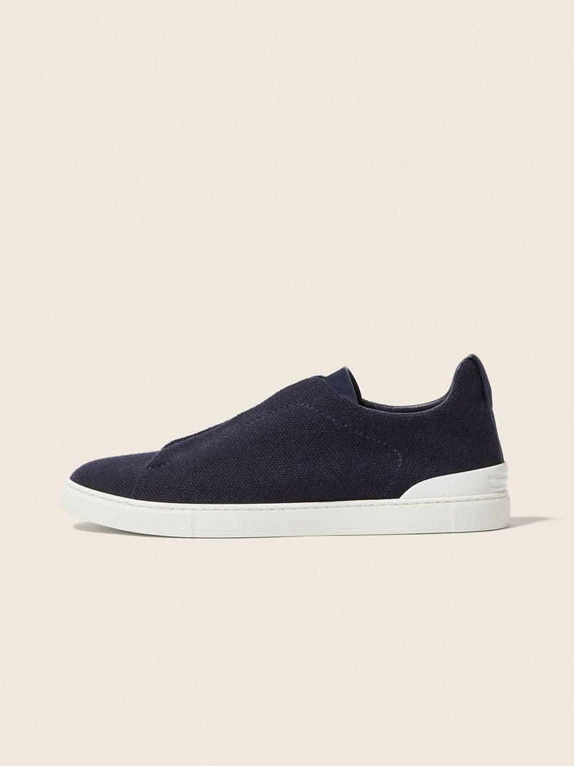 Zegna Triple Stitch™ Sneaker 'Navy Blue Wool' (Men)