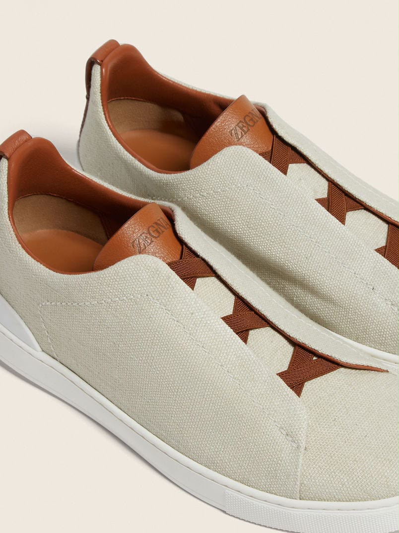 Zegna Triple Stitch™ Sneaker 'Off White Canvas' (Men)
