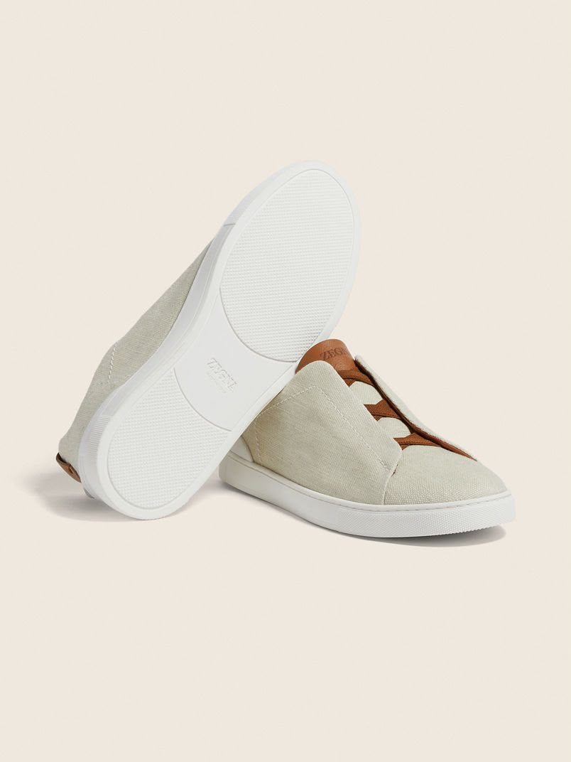 Zegna Triple Stitch™ Sneaker 'Off White Canvas' (Men)