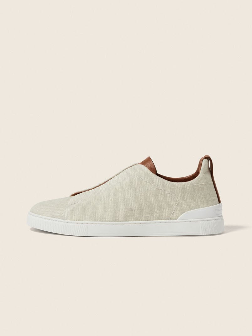 Zegna Triple Stitch™ Sneaker 'Off White Canvas' (Men)