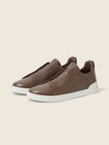 Zegna Triple Stitch™ Sneaker 'Taupe Brown Leather' (Men)
