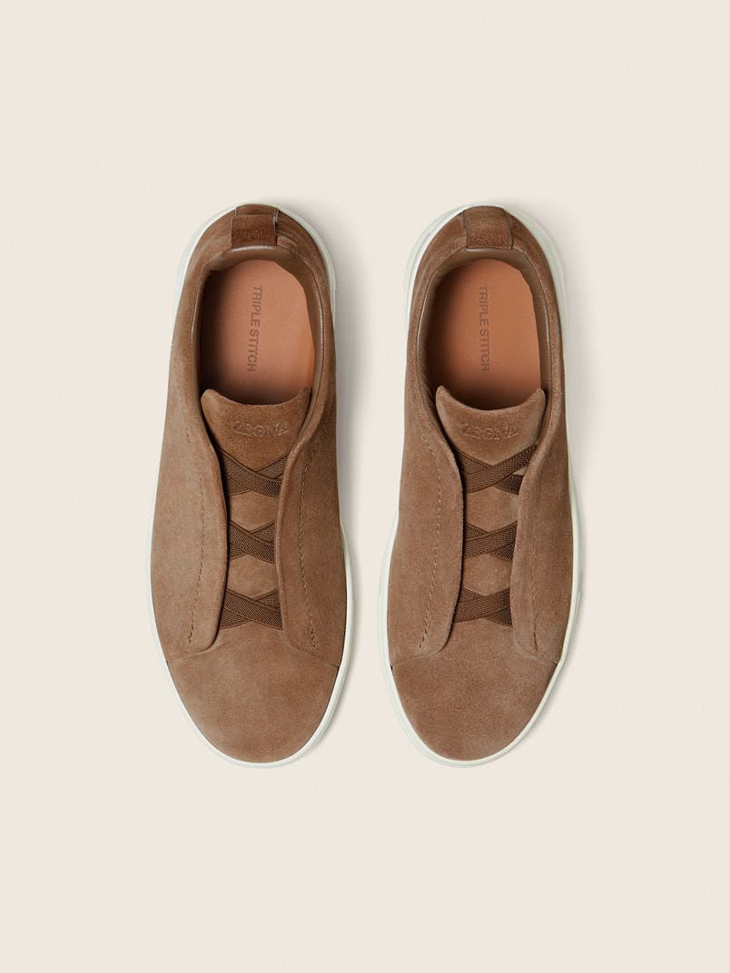 Zegna Triple Stitch™ Sneaker 'Vicuna Suede' (Men)